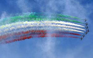 ITALIA-RIVOLTO-ESPECTACULO AEREO-FRECCE TRICOLORI