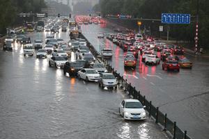 CHINA-HARBIN-FUERTE LLUVIA