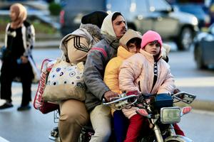 LIBANO-SIDON-ATAQUES AEREOS ISRAELIES-DESPLAZAMIENTO