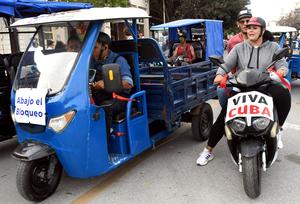 CUBA-HABANA-EEUU-BLOQUEO-MOVILIZACION
