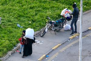 LIBANO-SIDON-ATAQUES AEREOS ISRAELIES-DESPLAZAMIENTO