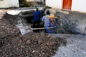 CHINA-GANSU-KANGXIAN-LLUVIA-LIMPIEZA Y RESTABLECIMIENTO
