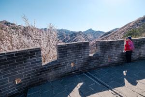 CHINA-BEIJING-GRAN MURALLA-PAISAJE PRIMAVERAL