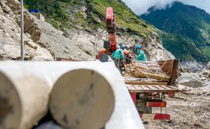 CHINA-XIZANG-GYIRONG-AVALANCHA DE LODO-RESTAURACION DE ENERGIA