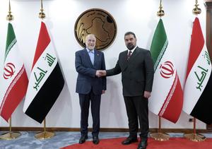 IRAK-BAGDAD-PRESIDENTE DEL PARLAMENTO IRANI-VISITA