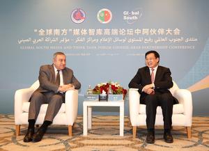 EGIPTO-CAIRO-XINHUA-FU HUA-EX PRIMER MINISTRO-REUNION