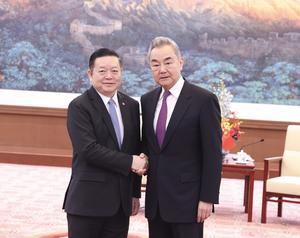 CHINA-BEIJING-WANG YI-ASEAN-SECRETARIO GENERAL-REUNION