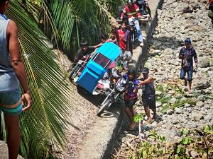 FILIPINAS-PROVINCIA DE SARANGANI-TERREMOTO-SECUELAS