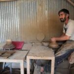 AFGANISTAN-KABUL-ARTESANIA DE CERAMICA-INDUSTRIA