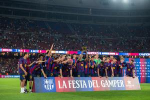 ESPAÑA-BARCELONA-FUTBOL-TROFEO JOAN GAMPER-BARCELONA VS AL AHLY