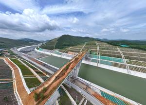 CHINA-NANNING-CANAL PINGLU-INAUGURACION
