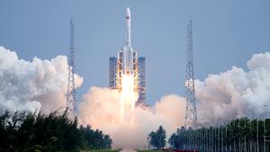 CHINA-HAINAN-SATELITE DE PRUEBA DE TECNOLOGIA DE COMUNICACIONES-LANZAMIENTO