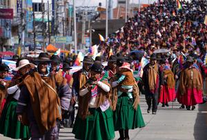 BOLIVIA-EL ALTO-MARCHA