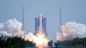 CHINA-HAINAN-SATELITE DE PRUEBA DE TECNOLOGIA DE COMUNICACIONES-LANZAMIENTO