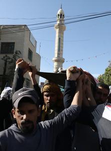 MEDIO ORIENTE-CISJORDANIA-NAPLUSA-FUNERAL