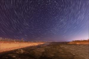 CHINA-HEILONGJIANG-PRIMAVERA-HIELO A LA DERIVA