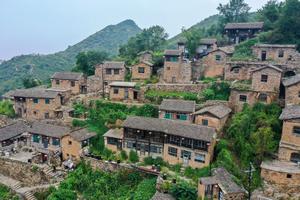 CHINA-SHANXI-YANGQUAN-ANTIGUA ALDEA-PAISAJE
