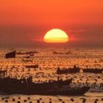 CHINA-SHANDONG-RONGCHENG-GRANJAS MARINAS-OPERACION-REANUDACION TRAS EL TIFON