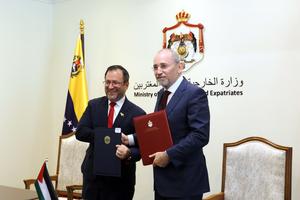JORDANIA-AMAN-MINISTRO DE RELACIONES EXTERIORES VENEZOLANO-VISITA