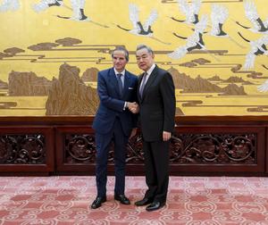 CHINA-BEIJING-WANG YI-DIRECTOR GENERAL DEL OIEA-REUNION