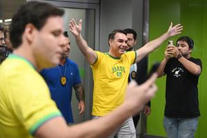 BRASIL-BRASILIA-EEUU-FLAVIO BOLSONARO
