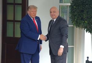 EEUU-WASHINGTON D. C.-TRUMP-PRESIDENTE LIBANES-REUNION