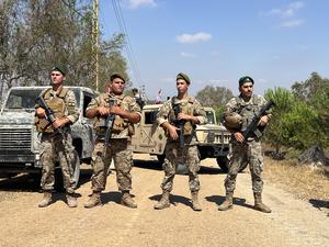 LIBANO-POBLADO DEL SUR-DESPLIEGUE DEL EJERCITO