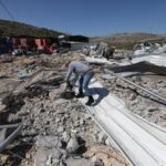 MEDIO ORIENTE-CISJORDANIA-NAPLUSA-DEMOLICION