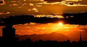 CHINA-BEIJING-PAISAJE DEL ATARDECER