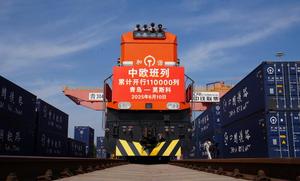 CHINA-SHANDONG-QINGDAO-TREN DE CARGA CHINA-EUROPA-110.000 VIAJES