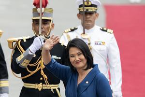 PERU-LIMA-FUJIMORI-JURAMENTACION