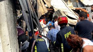 BANGLADESH-DHAKA-FABRICA DE ENCENDEDORES DE GAS-INCENDIO-SECUELAS