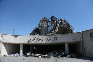 IRAN-TEHERAN-COMPLEJO DEPORTIVO AZADI-ATAQUE-SECUELAS