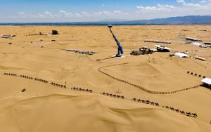 CHINA-NINGXIA-ZHONGWEI-SHAPOTOU-TURISMO