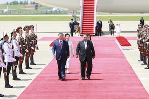 RPDC-PYONGYANG-CHINA-XI JINPING-VISITA DE ESTADO-LLEGADA