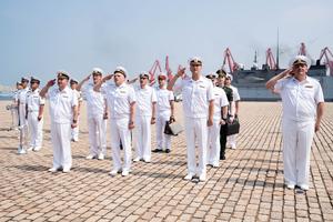 CHINA-SHANDONG-QINGDAO-EJERCICIO NAVAL CONJUNTO CHINA-RUSIA-MONTAJE COMPLETO