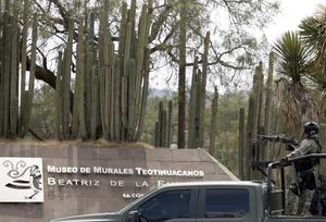 MEXICO-TEOTIHUACAN-TIROTEO
