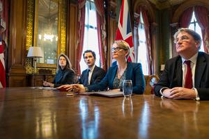 REINO UNIDO-LONDRES-REUNION VIRTUAL-ESTRECHO DE ORMUZ