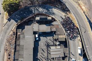 SUDAFRICA-JOHANNESBURGO-PROTESTA ANTIINMIGRACION