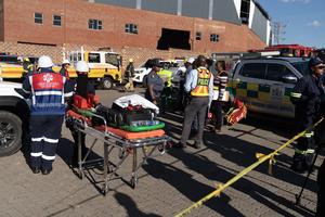 SUDAFRICA-JOHANNESBURGO-EDIFICIO-COLAPSO