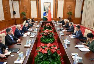 CHINA-BEIJING-WANG YI-MINISTRO DE RELACIONES EXTERIORES DE BRASIL-DIALOGO ESTRATEGICO INTEGRAL
