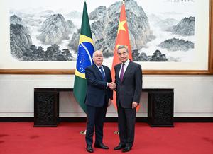 CHINA-BEIJING-WANG YI-MINISTRO DE RELACIONES EXTERIORES DE BRASIL-DIALOGO ESTRATEGICO INTEGRAL