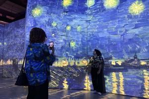 EGIPTO-CAIRO-VAN GOGH-EXPOSICION DE ARTE