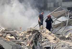 LIBANO-BEIRUT-ATAQUES AEREOS ISRAELIES-SECUELAS