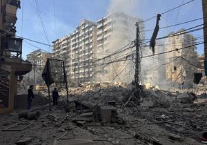 LIBANO-BEIRUT-ATAQUES AEREOS ISRAELIES-SECUELAS