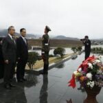 RPDC-CONDADO DE KANGDONG-CHINA-WANG YI-MARTIRES DE LOS VPC-HOMENAJE