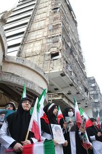 IRAN-TEHERAN-HOSPITAL DAÑADO-PROTESTA