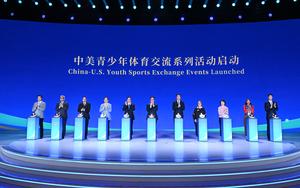 CHINA-ESTADOS UNIDOS-DIPLOMACIA DEL PING-PONG-INTERCAMBIO DEPORTIVO JUVENIL-HAN ZHENG