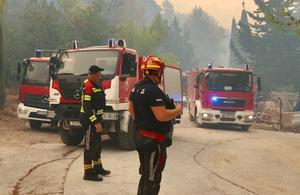 CROACIA-BRAC-INCENDIO FORESTAL