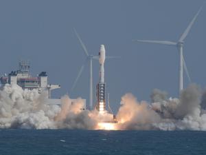 (EyesOnSci) CHINA-GUANGDONG-SATELLITES-LAUNCH (CN)